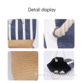 Woven one shoulder crossbody bag dual-purpose bag